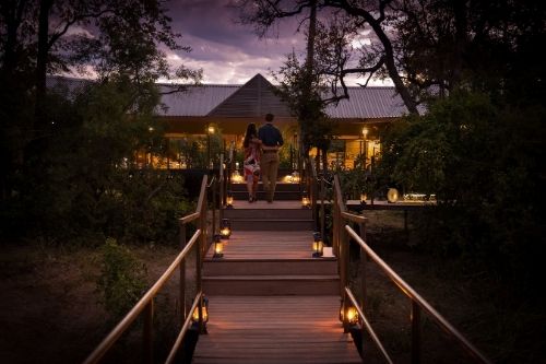 Old Drift Lodge on the bank of the Zambezi
